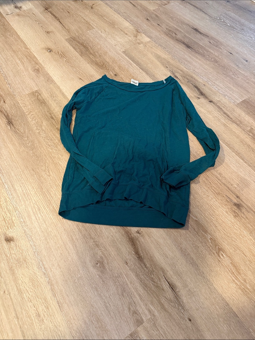 Victoria's Secret PINK Teal Long-Sleeve Lightweight Pullover